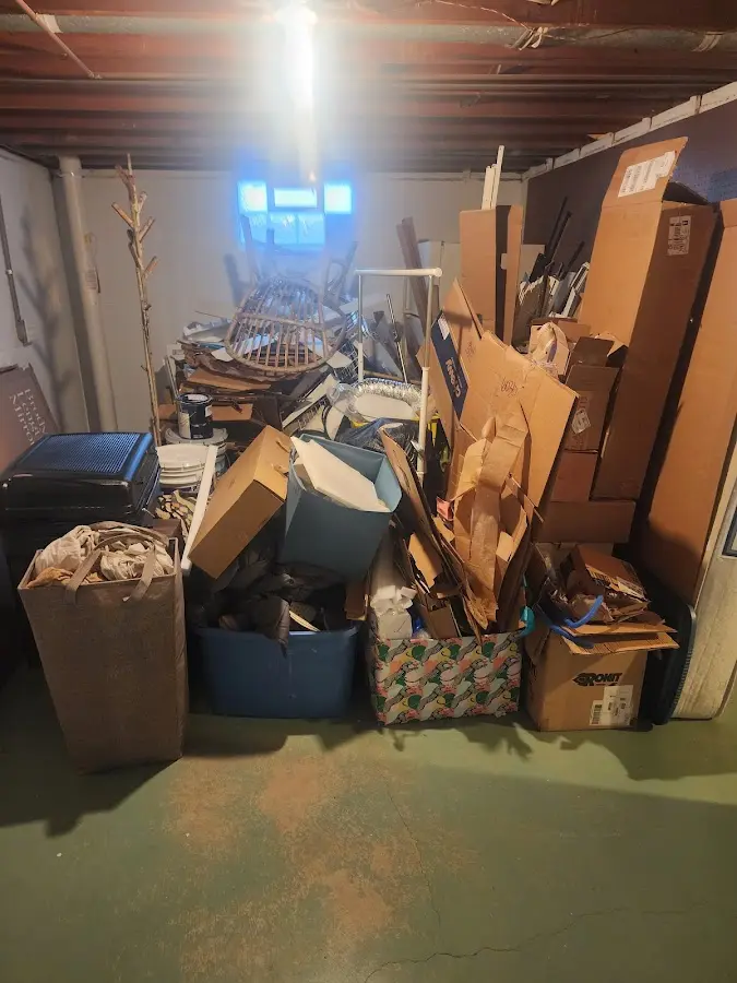 Roll-off dumpster container at job site for 2 Yard Dumpster Rental in Lathrup Village